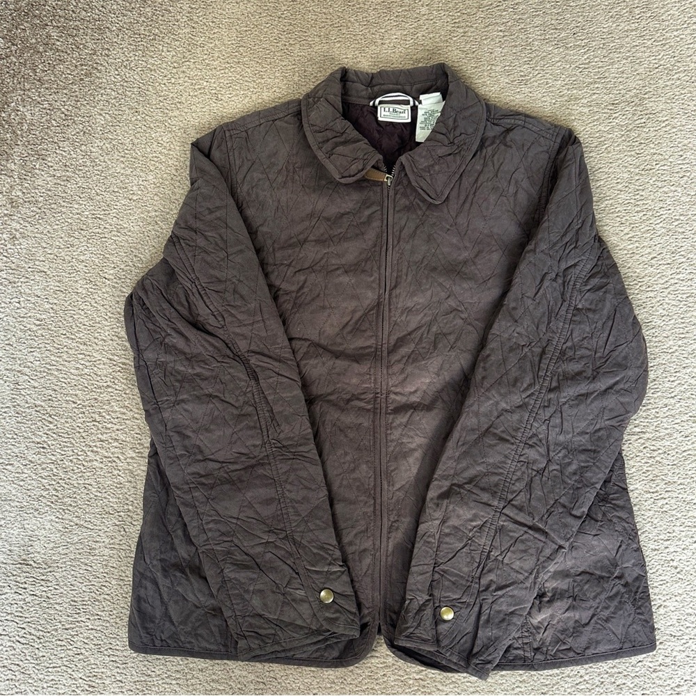 L.L. Bean Women's Chocolate Utility Jacket Size L